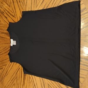Susan Graver black tank top Medium